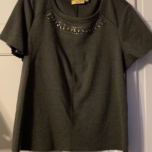 Princess vera wang bejeweled shirt